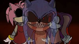 Sonic exe sorry Amy rose  haha