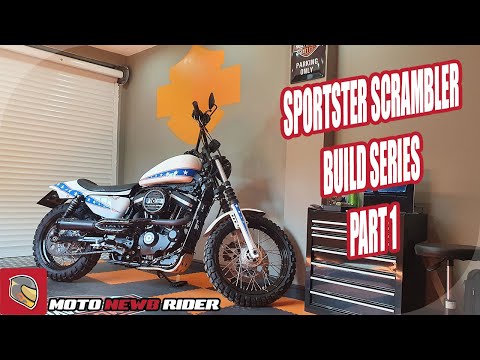 Harley Davidson Sportster Scrambler Build 2020 Part 1