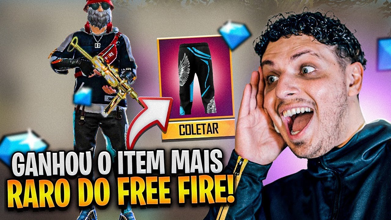 Free Fire (FF) > Conta gemada, vários trajes raros, barato pra vender logo!!