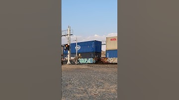 BNSF 6109 WITH NS POWER EB PORT STACK TRAIN 8-13-2021