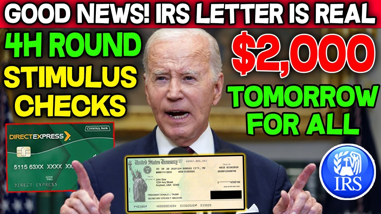 IRS LETTER IS REAL! THEY ARE MAILING OUT $2,000 4TH STIMULUS CHECK ...