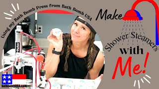 Making Shower Steamers using Bath Bomb USA's Press