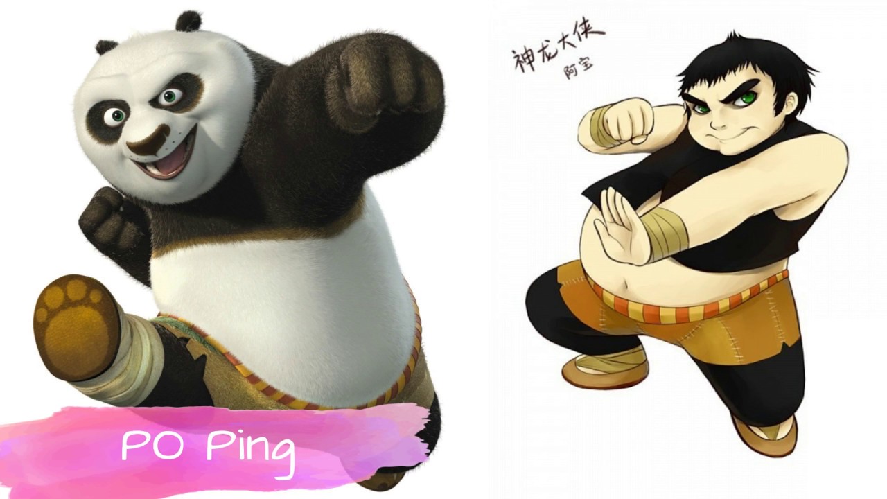 Kung Fu Panda Characters As Humans - YouTube.