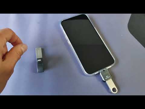 Флешка в Iphone 15 через OTG