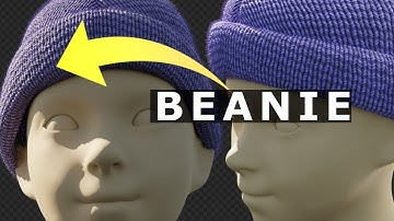 Tutorial: Make A Beanie In Blender + Displacement & Particles