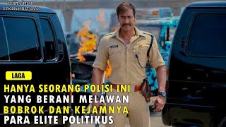 POLITIKUS BOBROK DAN KEJAM TUNDUK DITANGAN POLISI INI, Alur Cerita Film India Singham Returns