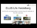 Official launch of ELLIS Units - 15.09.2020 - ELLIS Unit Heidelberg