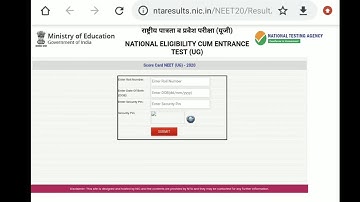 NEET 2020 RESULTS OUT CHECK DIRECT LINK