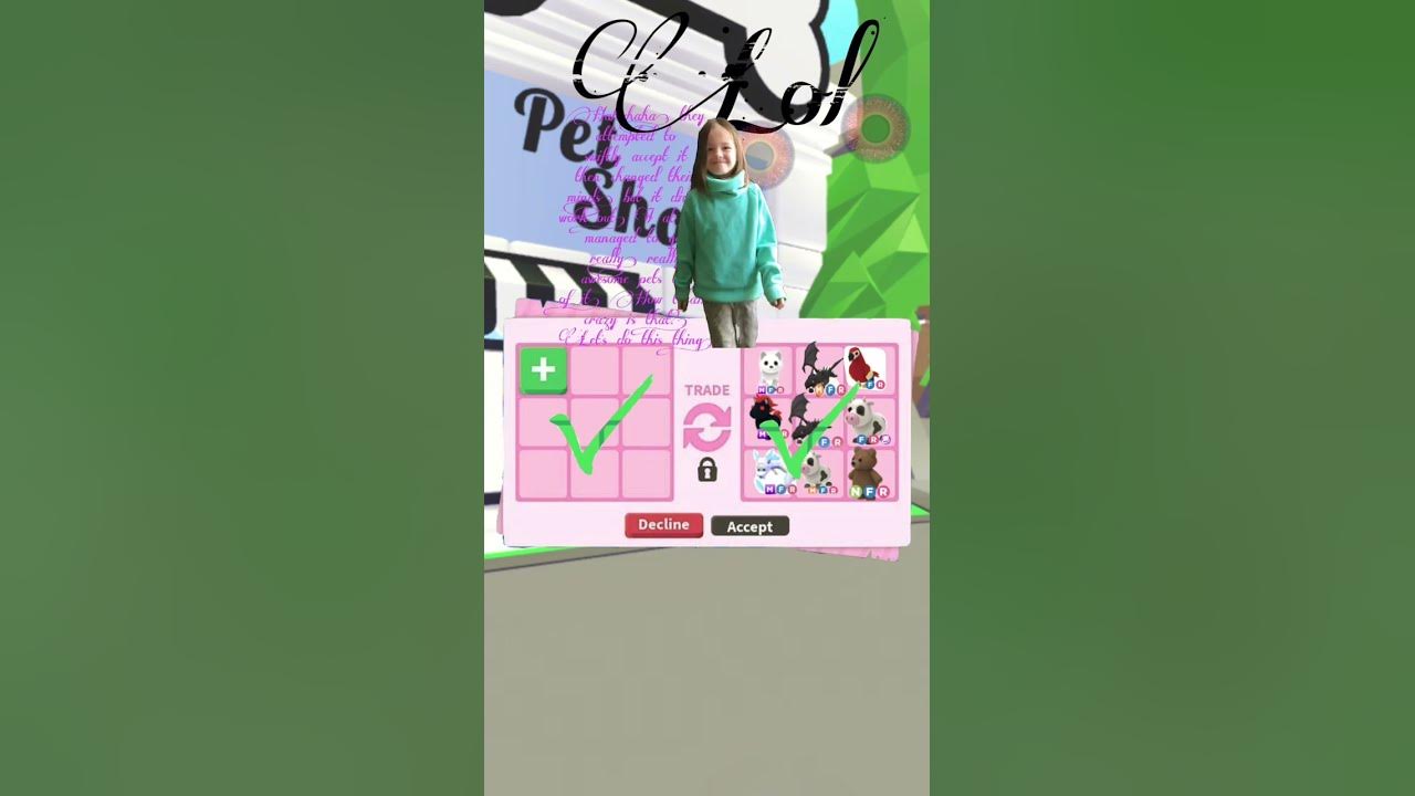 Me getting a free pet ( adopt me trading) YouTube