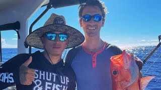 Catching Queen Snapper (Onaga) on Charter in Guam | Shut up \& Fish Guam