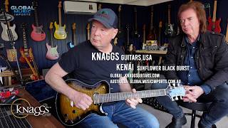 Knaggs Guitars USA - Kenai, # 2200, Sunflower Black Burst