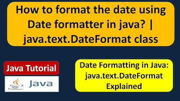 How to format the date using Date formatter in java? | java.text.DateFormat class