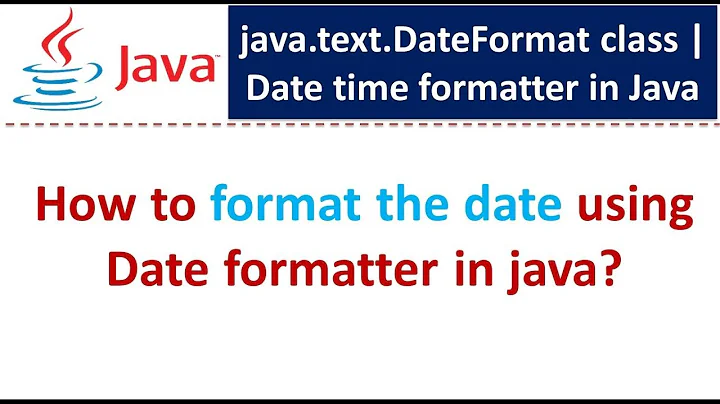 How to format the date using Date formatter in java? | java.text.DateFormat class
