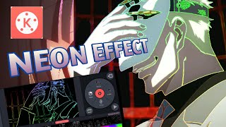 Neon effect in kinemaster| Amv neon effect | kinemaster tutorial | tutorial amv #amv ,neon on video