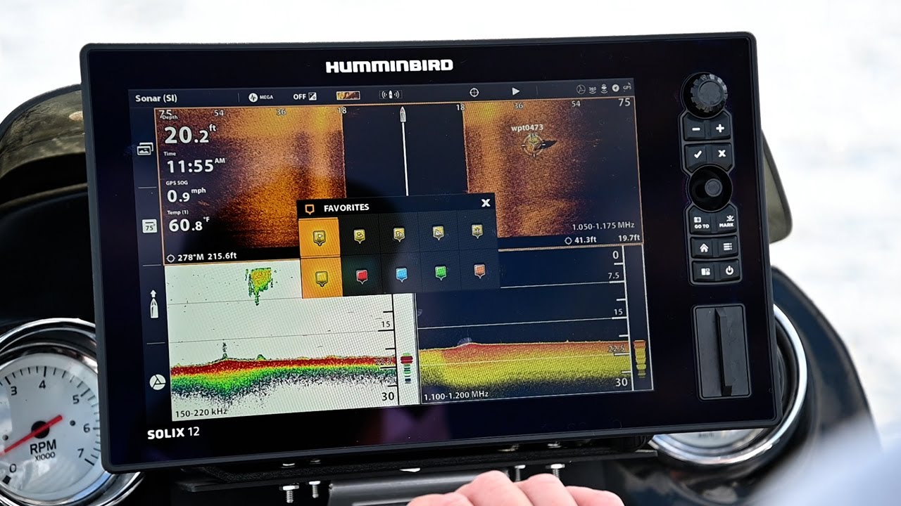 How to Use Waypoint Favorites on Humminbird SOLIX