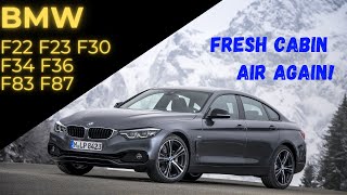 How To Easily Replace Cabin Air Filter | BMW 3 Series & 4 Series