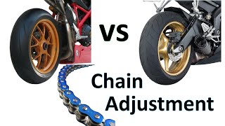 Single Sided vs Double Sided Swingarm Chain Adjustment by Dave Moss Tuning 12,853 views 1 year ago 8 minutes, 51 seconds