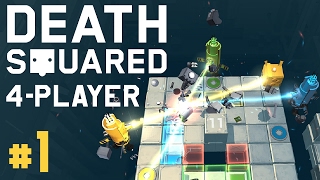 Death Squared  #1  Coop Puzzle Cubes! (4 Player Gameplay)