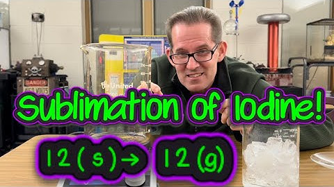 Sublimation & Deposition of Iodine in RamZland!⚗️ I2(s)→I2(g) #STEM #RamZland #chemistry