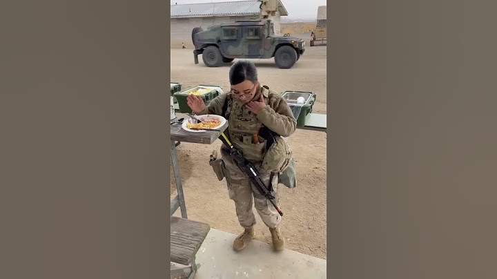 This army life is tough