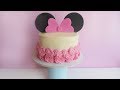 How To Make a Disney Minnie Mouse Cake / Как сделать Торт Минни Маус