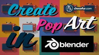 Blender 2.8 Animation Tutorial - Pop Art Motion Graphics Loop (Eevee)