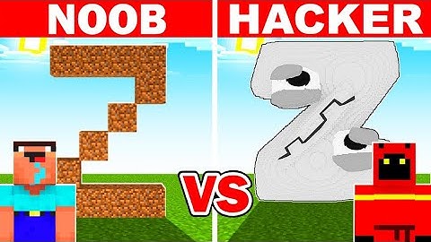 NOOB vs HACKER: I Cheated In a Alphabet Lore Build Challenge! (Letter Z)