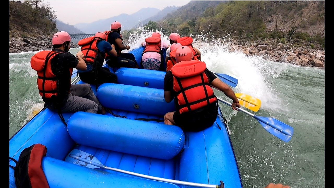 Rafting Experience #rafting #travel #travelvlog #adventure #river #trip #traveling #rishikesh #best