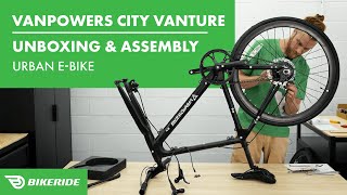 VanPowers City Vanture E-Bike - Unboxing & Full Assembly Guide | BikeRide.com