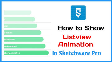How To Show Listview Animation In Sketchware | Listview Animation In Sketchware | Sketch Store Yt