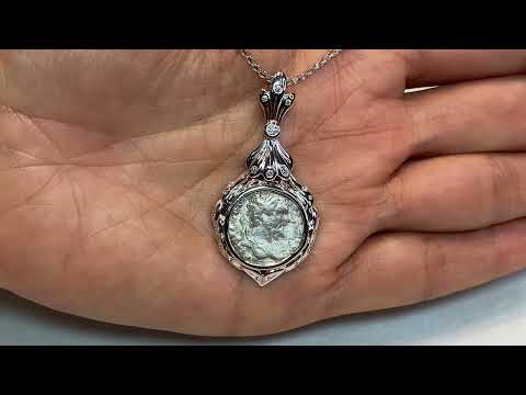 Ancient Coin Rome Necklace by Kat Florence