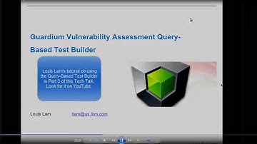 Tech Talk- Using InfoSphere Guardium Vulnerability Assessment for PeopleSoft