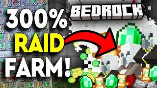 BEST RAID XP FARM in Minecraft Bedrock MCPE Consoles 1.21!