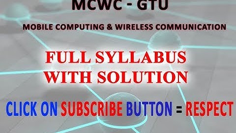 3.3 GSM addresses and identifiers | GTU | MCWC | GSM
