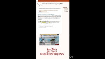 JEST 2025 RESULT DECLARED #csirnetgateiitjam #jest2025 #exam