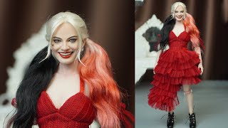 I Made A Harley Quinn Dollcreating An Exquisite 16 Scale Harley Quinn Doll From Scratch