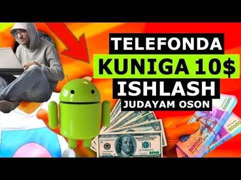 #50 KUNIGA 10$ DAN PUL ISHLASH TELEFONDA || INTERNETDAN PUL ISHLASH 💲
