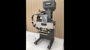 SureKap 6 Quill Inline Bottle Capper with Cap Feed Elevator Sorter, Serial # GN1577