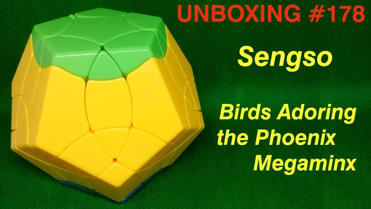 Unboxing №178 Sengso Birds Adoring the Phoenix Megaminx