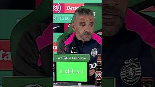 Rui Borges: «Revolução no plantel do Sporting? Tirando o Morita...» #sporting #ligaportugal