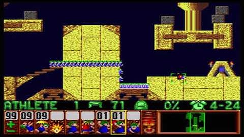Lemmings Tricky Rating Level 23