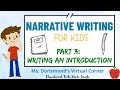 Narrative Writing for Kids: Introduction