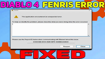 How To Fix Fenris Error in Diablo 4 | Diablo 4 Fenris Error Fixed
