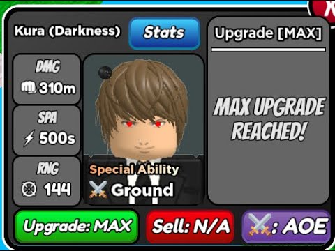 Kura (Darkness) - Light Yagami (Timeskip), Roblox: All Star Tower Defense  Wiki