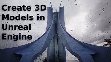 How to Create 3D Models in Unreal Engine - UE4 Beginner Tutorial