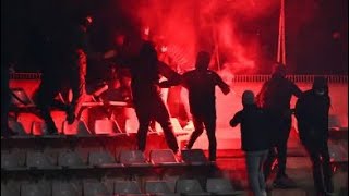 Interruption du match entre le Paris-FC et Lyon après des incidents