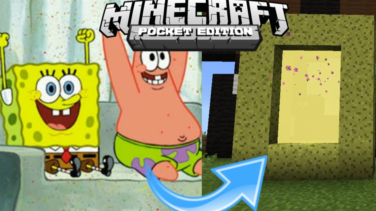 Cara Membuat Portal Spongebob Di Minecraft Pe Membuat Itu