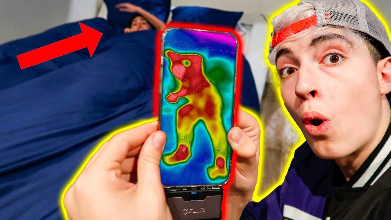 ESCONDITE EXTREMO CON UNA CÁMARA TÉRMICA! **no lo creerás**