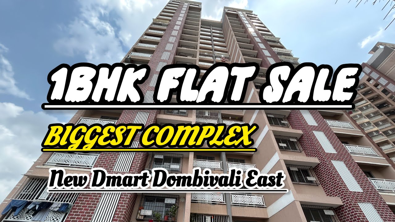 Resale 1BHK Flat | Near Dmart Dombivli East | #virarflats #tedingvideo  #realestate #property