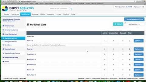 Overview - Send Survey Tab in Survey Analytics